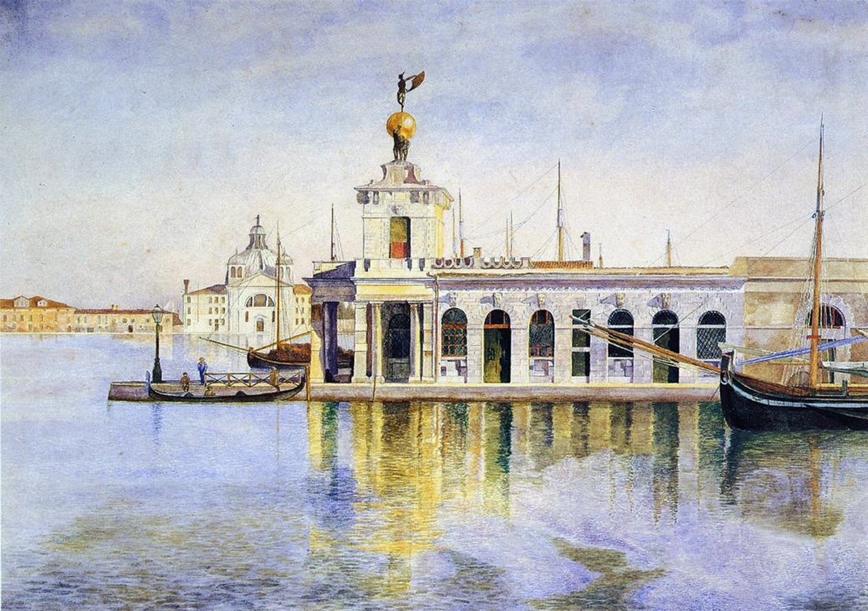 Venedig, Dogana, 1874 av Henry Roderick Newman