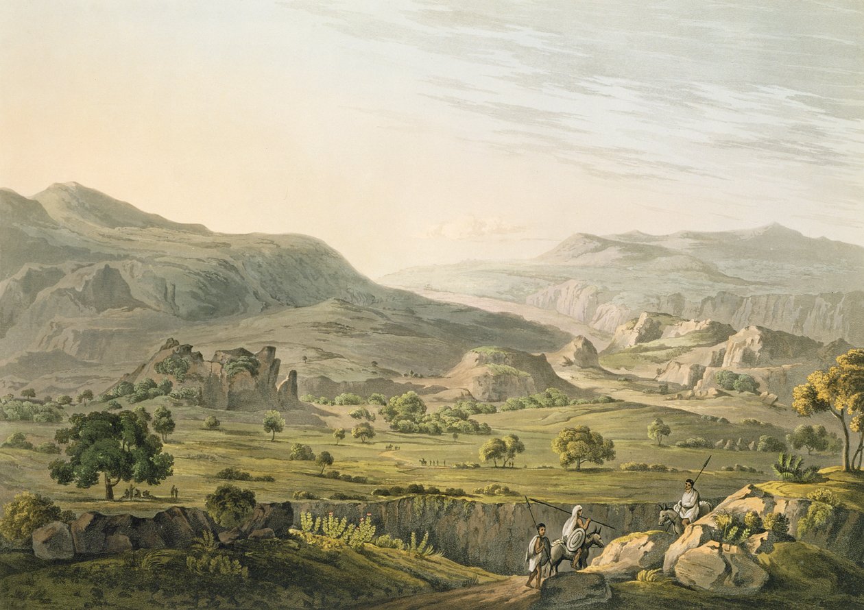 Passet vid Atbara i Abessinien, graverat av Daniel Havell (1785-1826) 1809 (akvatint) av Henry Salt