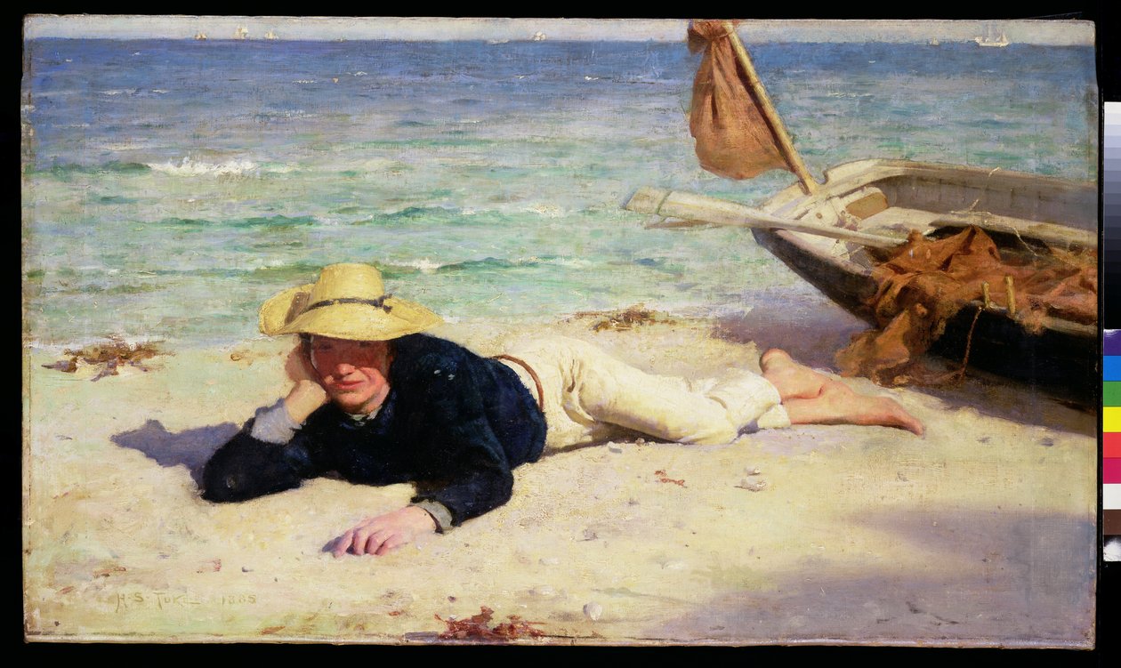 En varm sommardag av Henry Scott Tuke