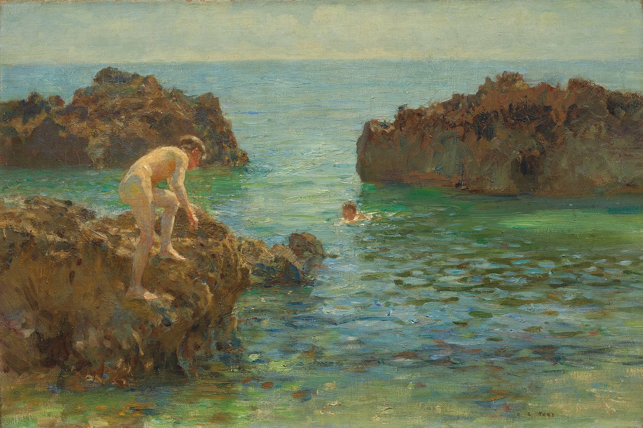 Pojkar badar av Henry Scott Tuke