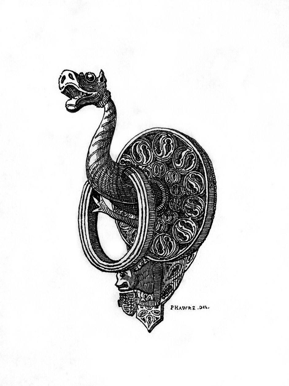 Dörrknacka, sent 1300-tal, 1843. av Henry Shaw