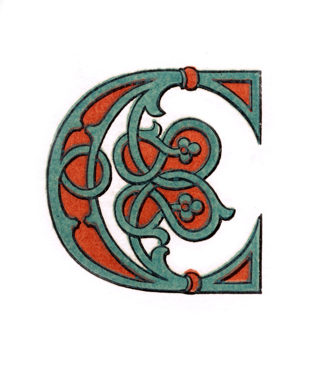 Inledande bokstav C, 1474, 1843. av Henry Shaw