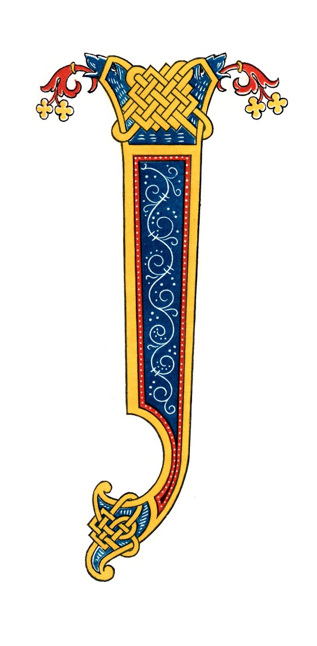 Initialbrev I, 900-talet, 1843. av Henry Shaw