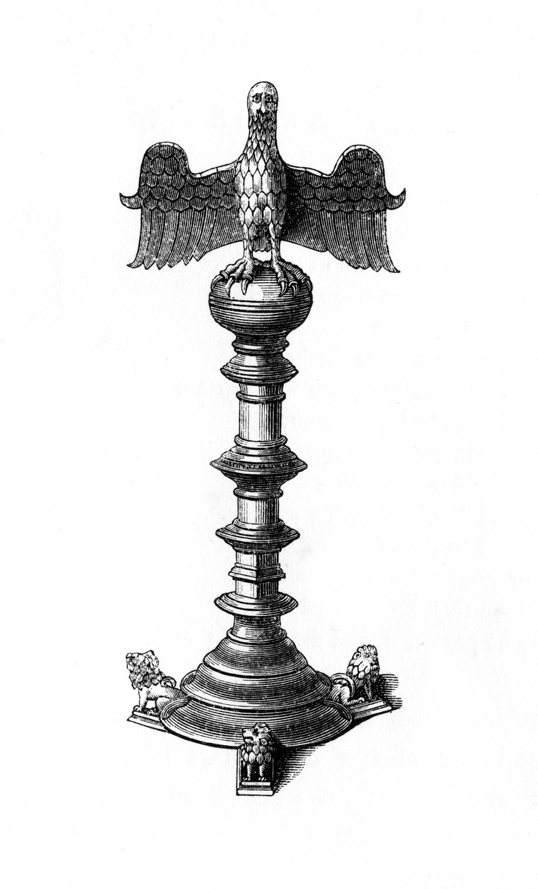 Talarstol, c1400-talet, 1843. av Henry Shaw