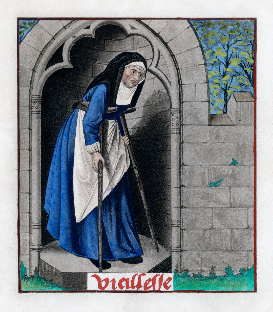 Ålderdom, c1480, 1843. av Henry Shaw
