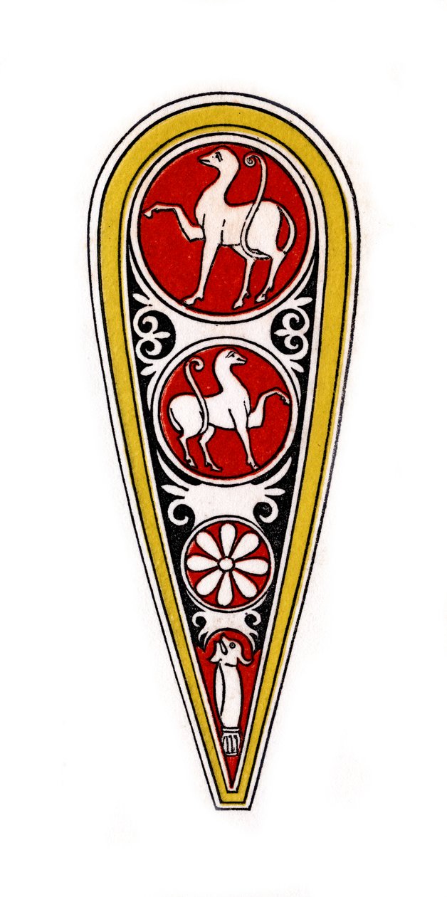 Sköld, 1100-talet, 1843. av Henry Shaw