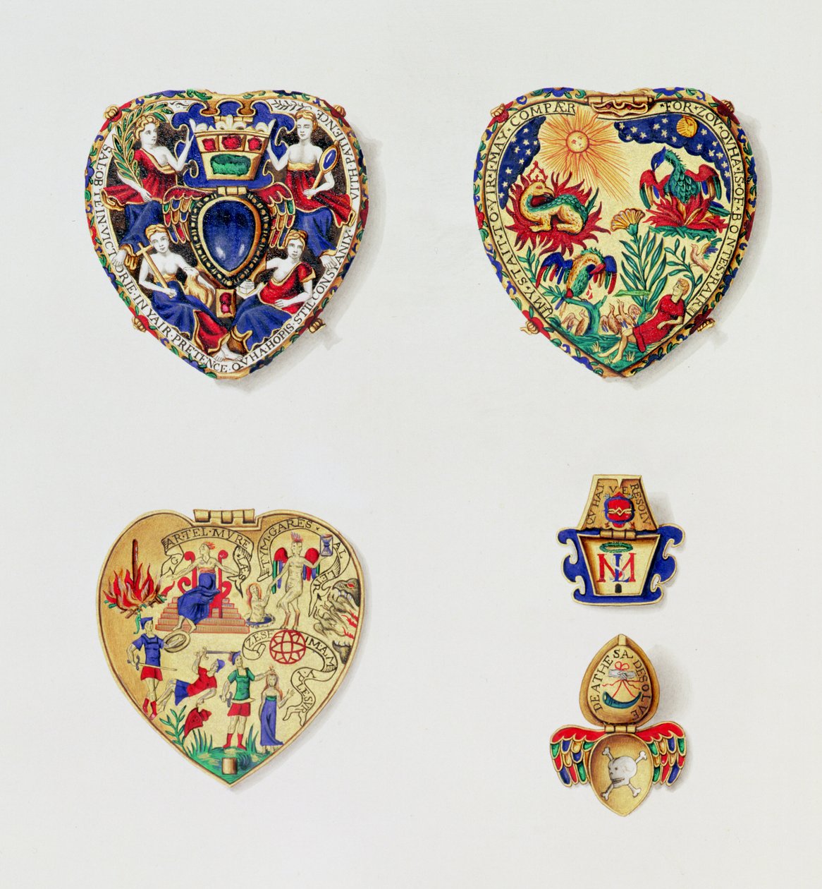 The Darnley Jewel, från "Historical Notes on the Lennox or Darnley Jewel, the Property of the Queen", av Patrick Fraser Tytler (1791-1849) publicerad 1843 av Henry Shaw