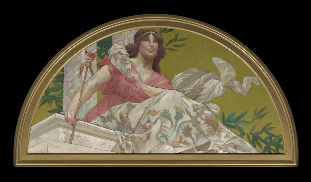 Komedimusa, 1893 av Henry Siddons Mowbray