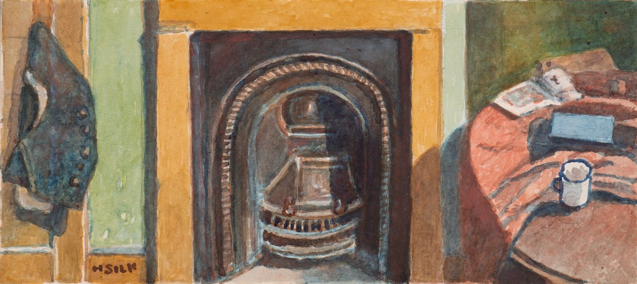 Öppen spis, ca 1930 av Henry Silk