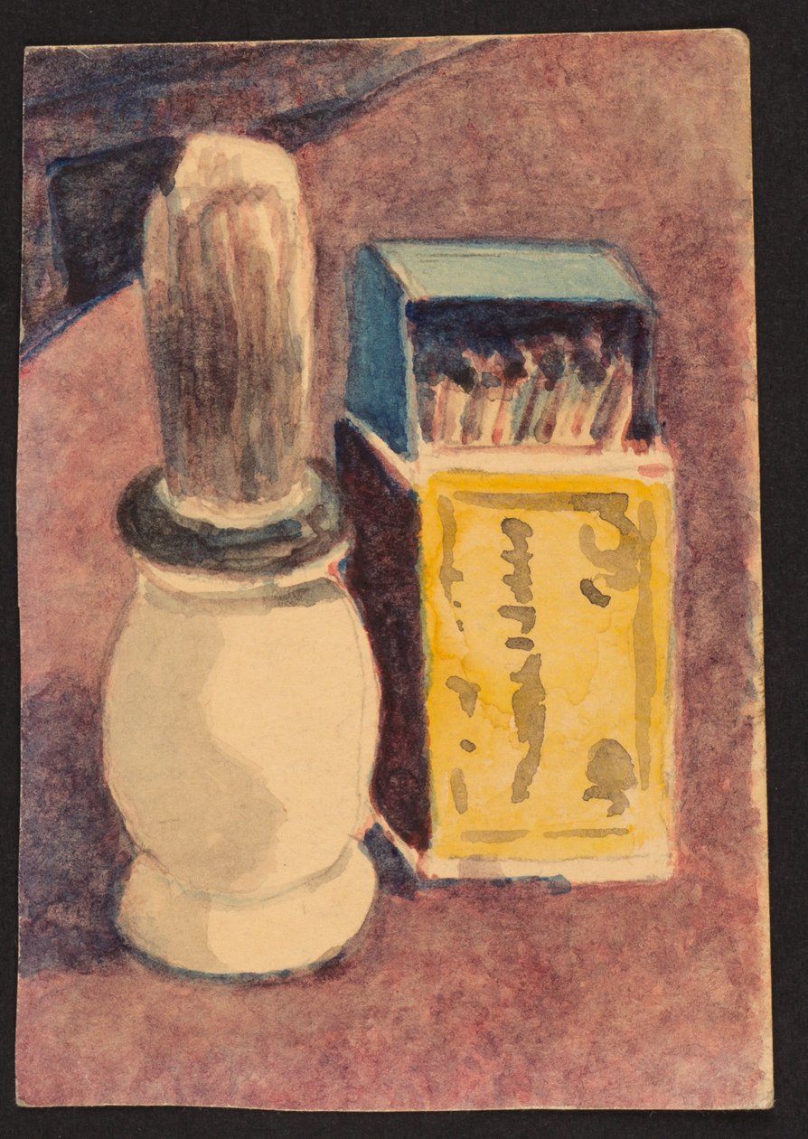 Rakborste och tändstickor, ca 1930 av Henry Silk