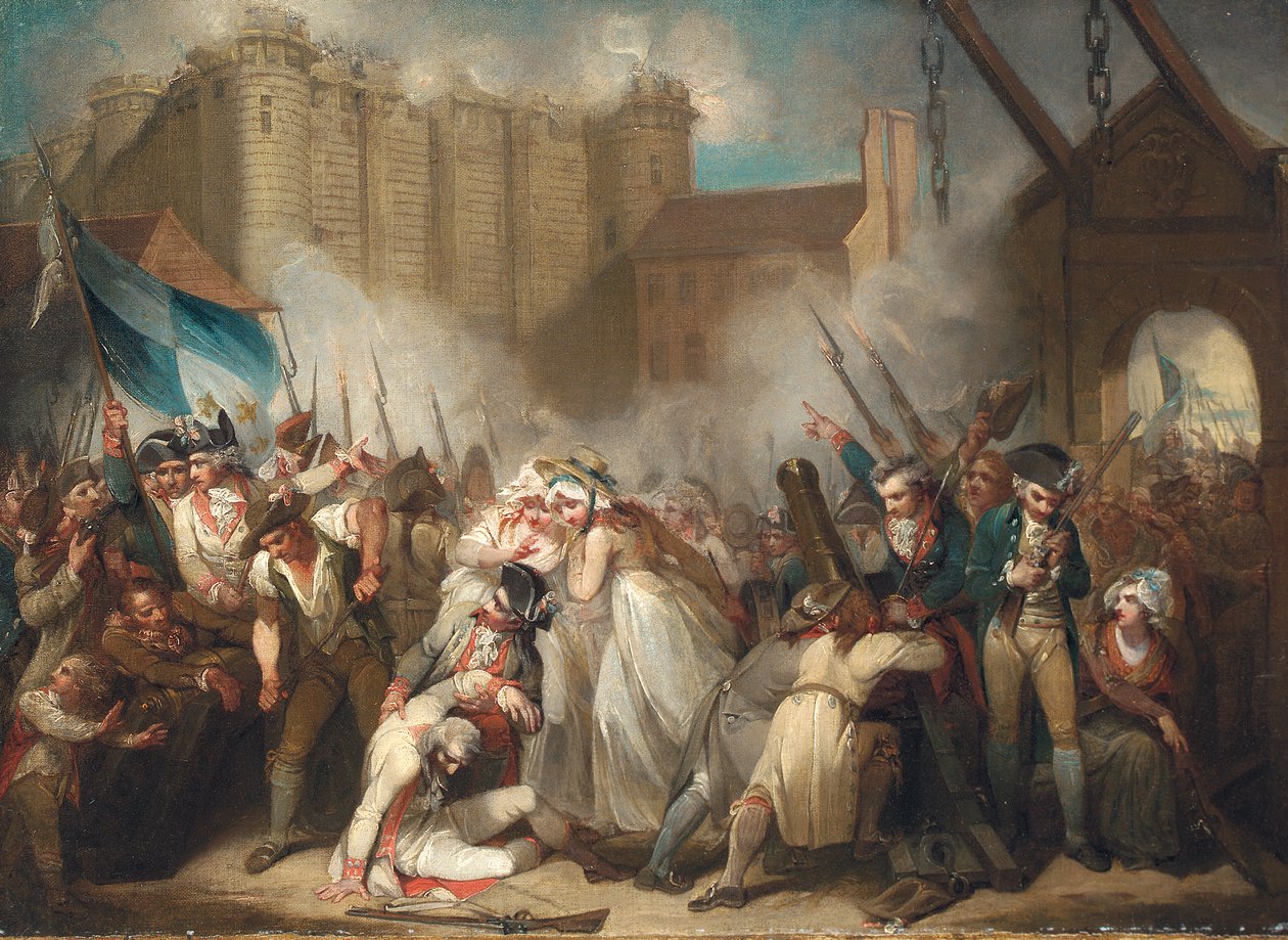 Stormningen av Bastiljen av Henry Singleton