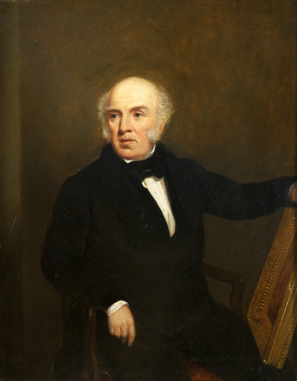 Porträtt av Mr George Burge, Sugar-Refiner, Bristol (olja på panel) av Henry Spurrier Parkman