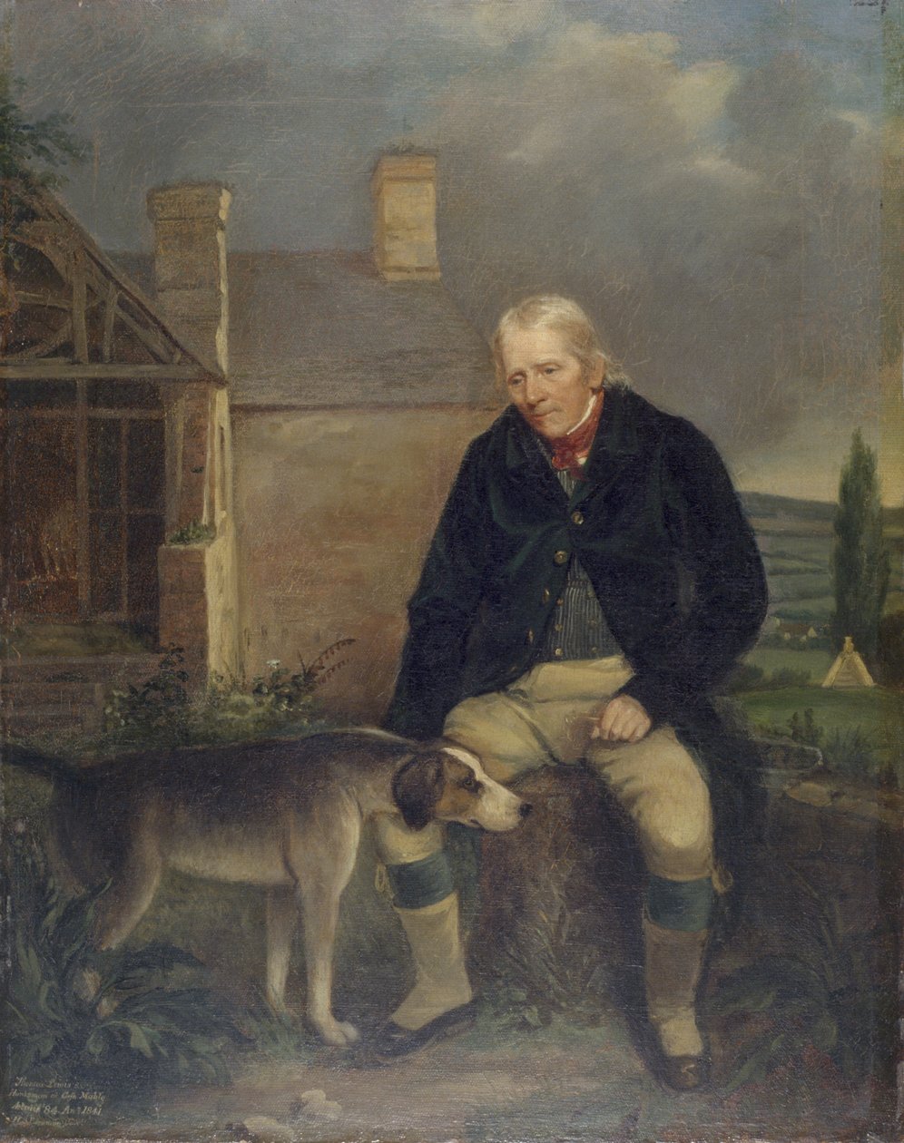 Thomas Lewis, jägare i Cefn Mable, 84 år gammal av Henry Spurrier Parkman