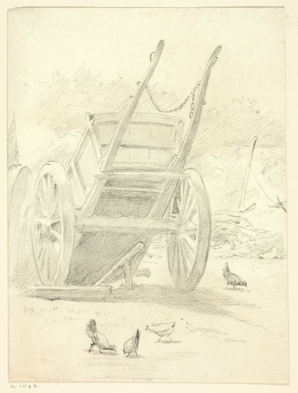 Vagn och fjäderfä av Henry Stacy Marks