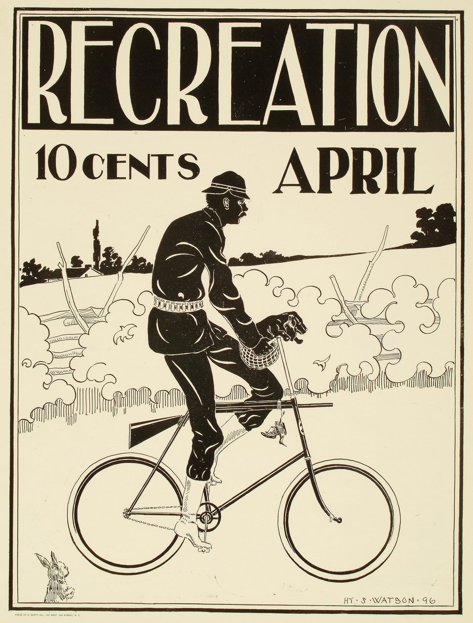 Rekreation, april av Henry Sumner Watson