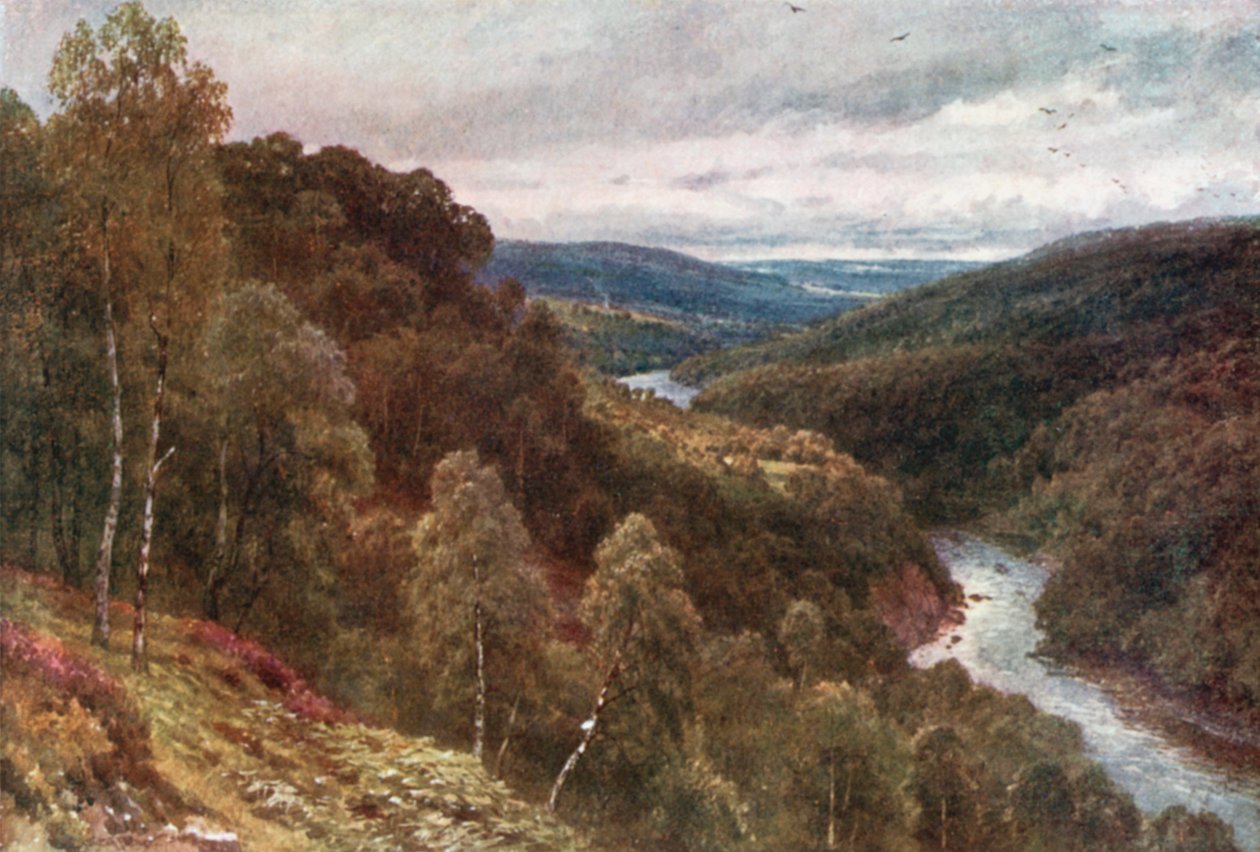 Strath Glass, Inverness-Shire (färglitografi) av Henry Sutton Palmer