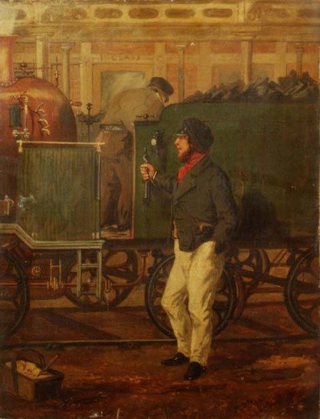 En motorförare av en motor av Henry Thomas Alken