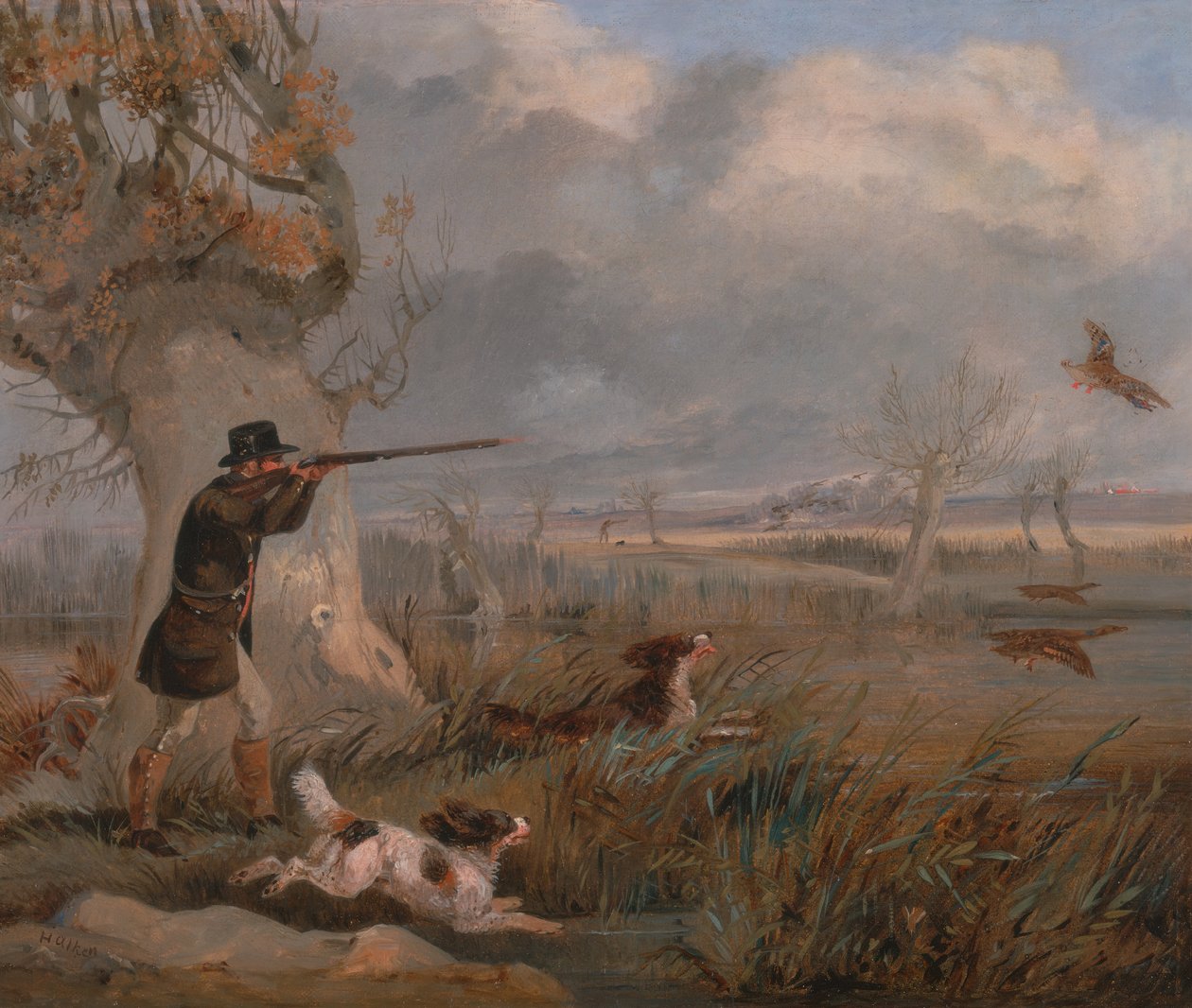 Ankskytte, ca. 1825. av Henry Thomas Alken