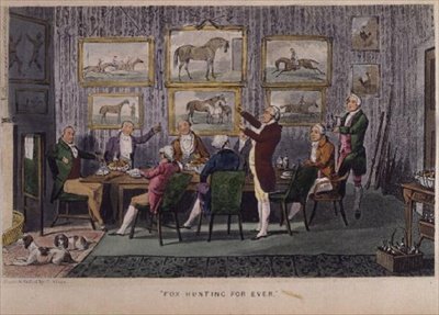 Fox Hunting For Ever, från Nimrods "The Life of a Sportsman" av Henry Thomas Alken
