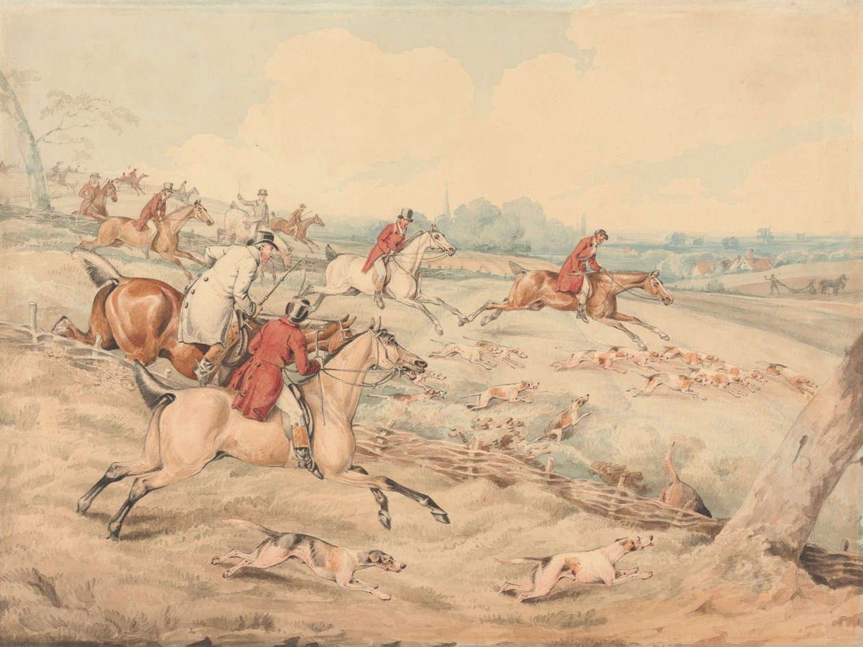 Foxjakt: Full Cry av Henry Thomas Alken