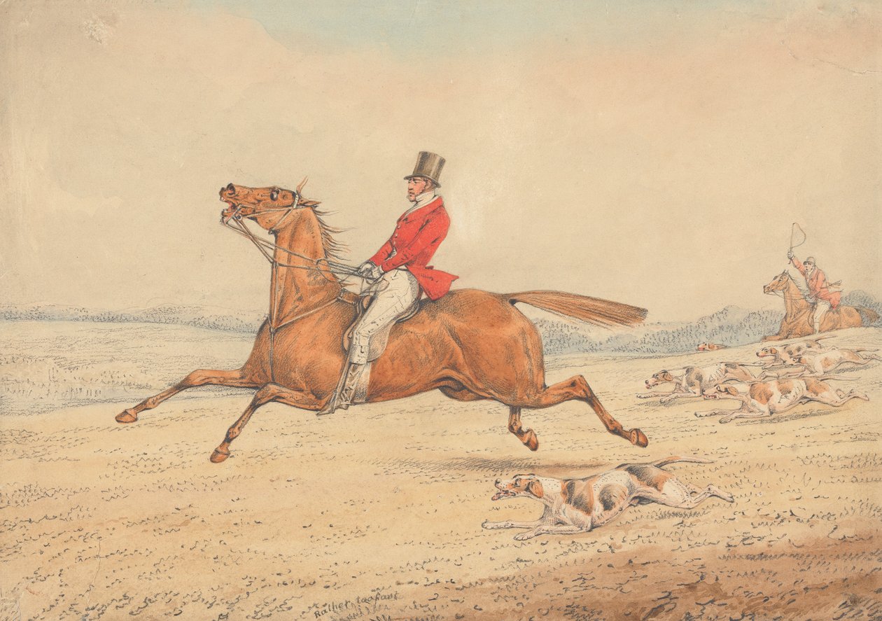 "Lite för fort" av Henry Thomas Alken