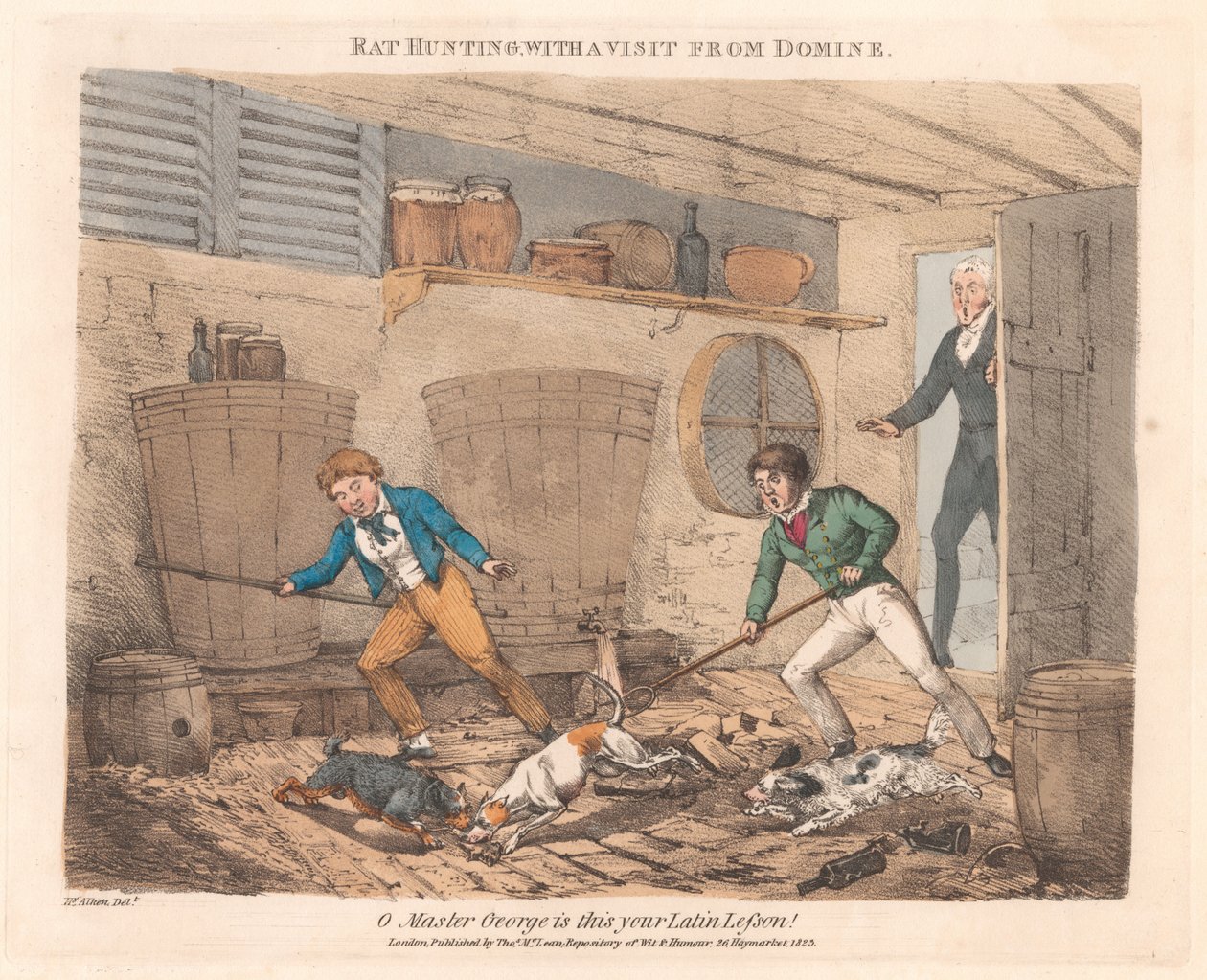 Serie om tolv [Scener ur mäster Georges liv] av Henry Thomas Alken