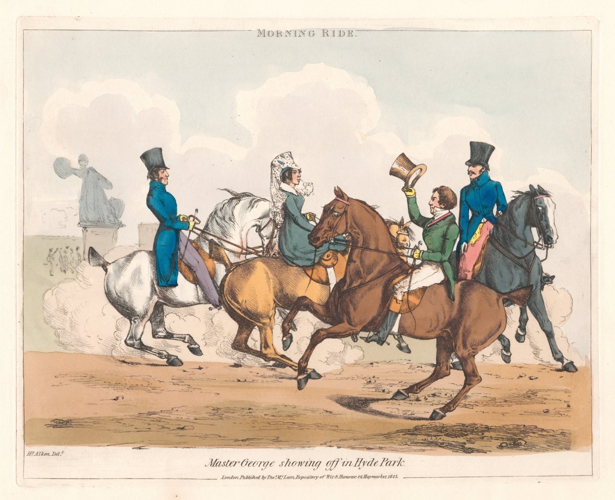 Satz von zwölf [Szenen aus dem Leben von Meister George] av Henry Thomas Alken