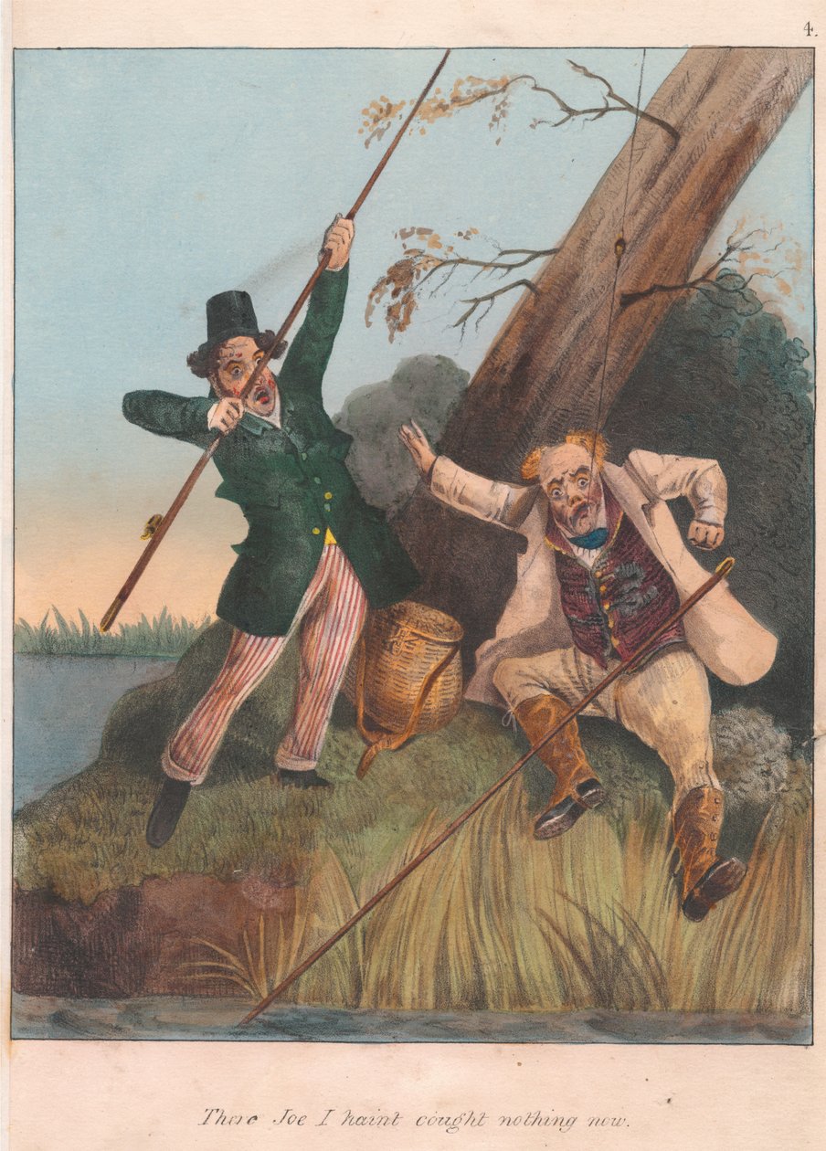 Set om tolv stycken med titelsida: Sporting Satirist av Henry Thomas Alken
