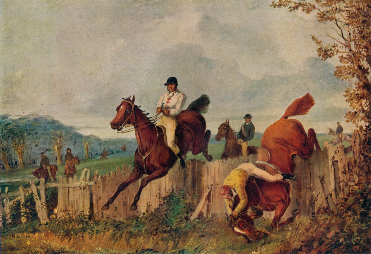 Steeplechasing, ,c1805-1851, 1924 av Henry Thomas Alken