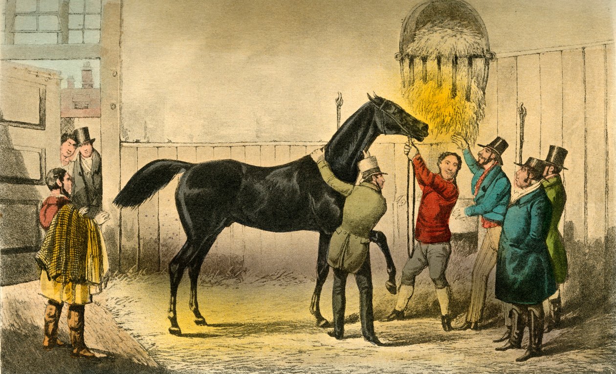 Baronen vill sin Wet, 1838 av Henry Thomas Alken