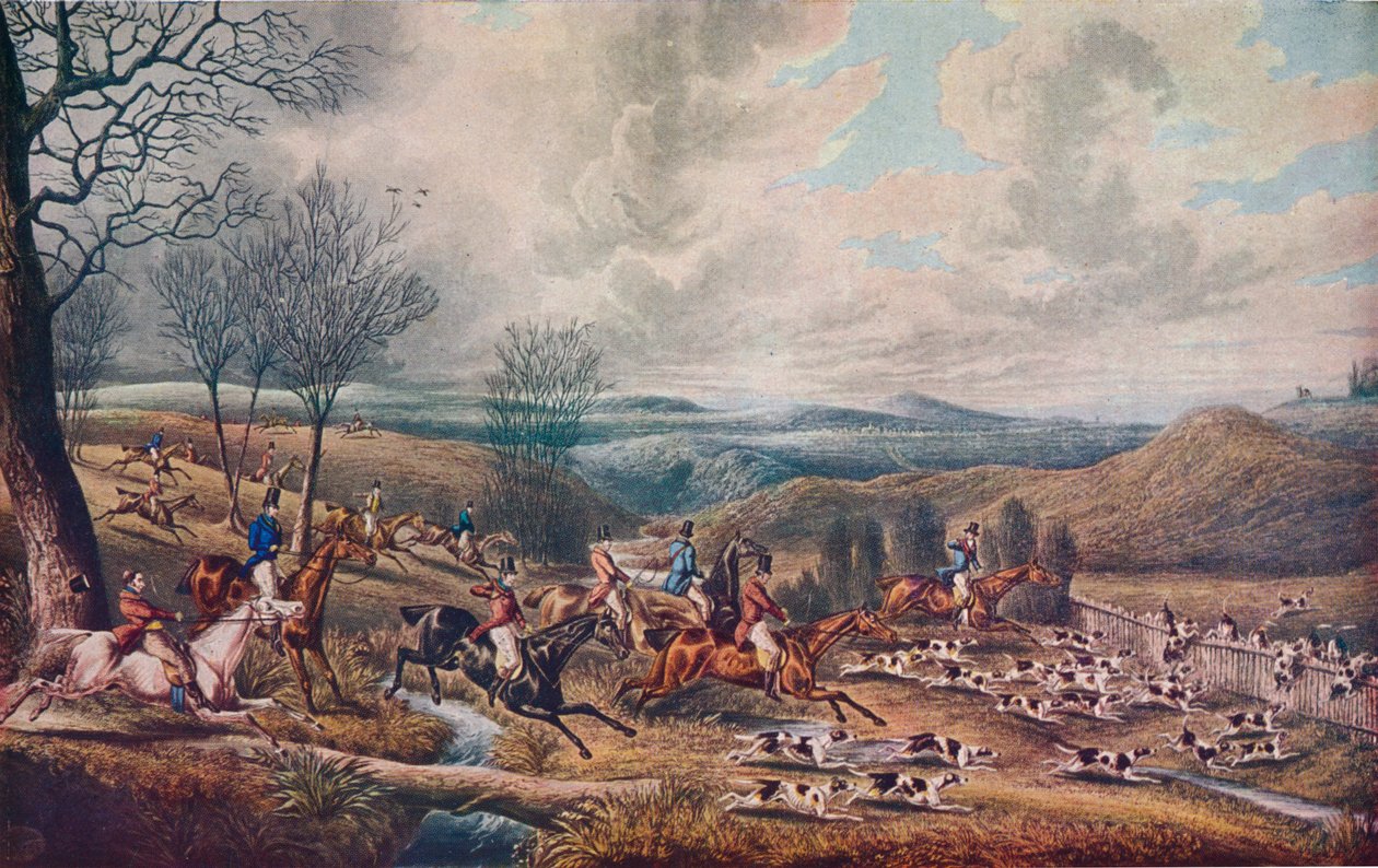 Jakten på råbock, 1834 av Henry Thomas Alken