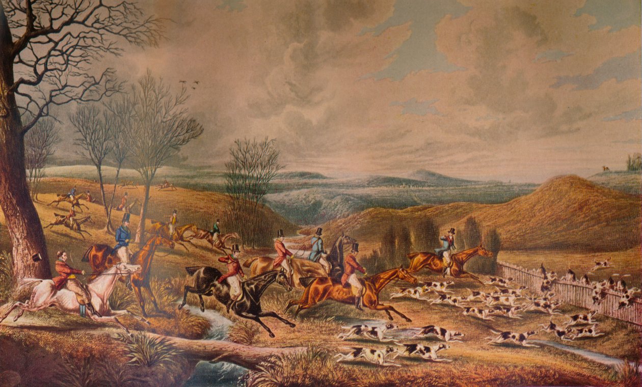 "Jakten på råbockarna", 1834, 1936 av Henry Thomas Alken