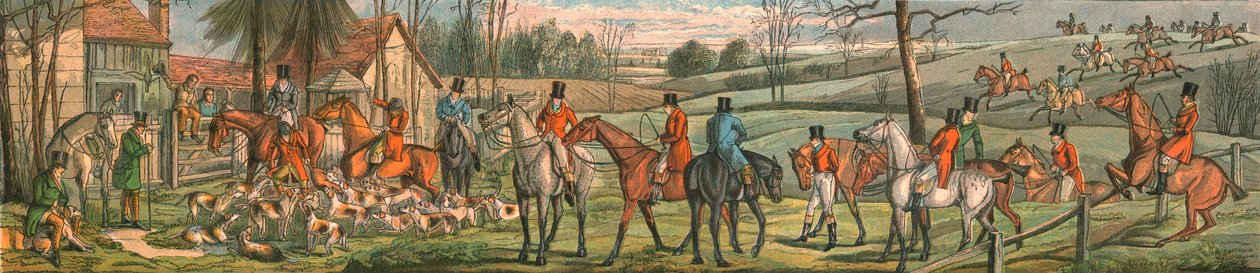 Jakten - Döden, 1820, 1890 av Henry Thomas Alken