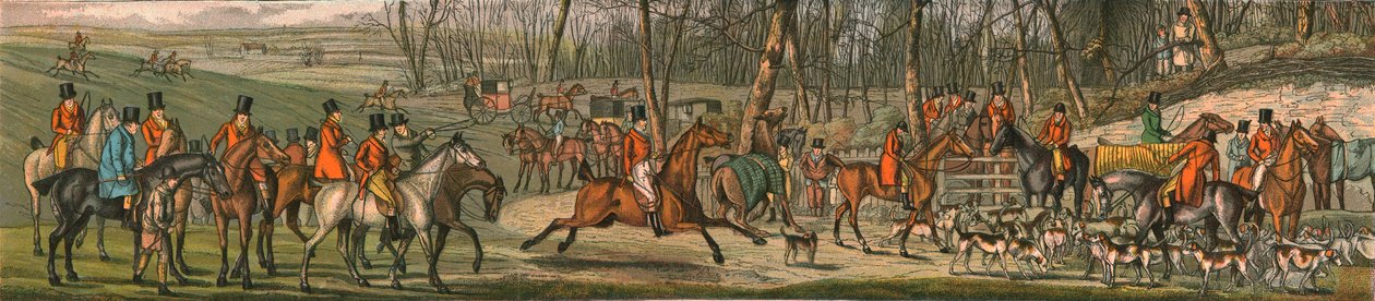 Jakten - Mötet, 1820, 1890. av Henry Thomas Alken