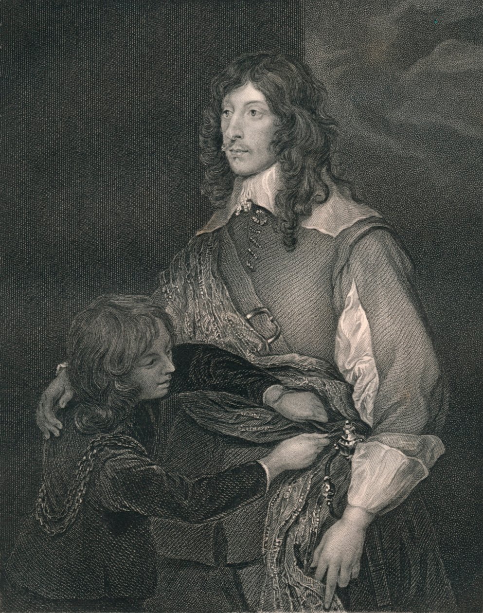 George, Lord Goring, början av mitten av 1800-talet. av Henry Thomas Ryall