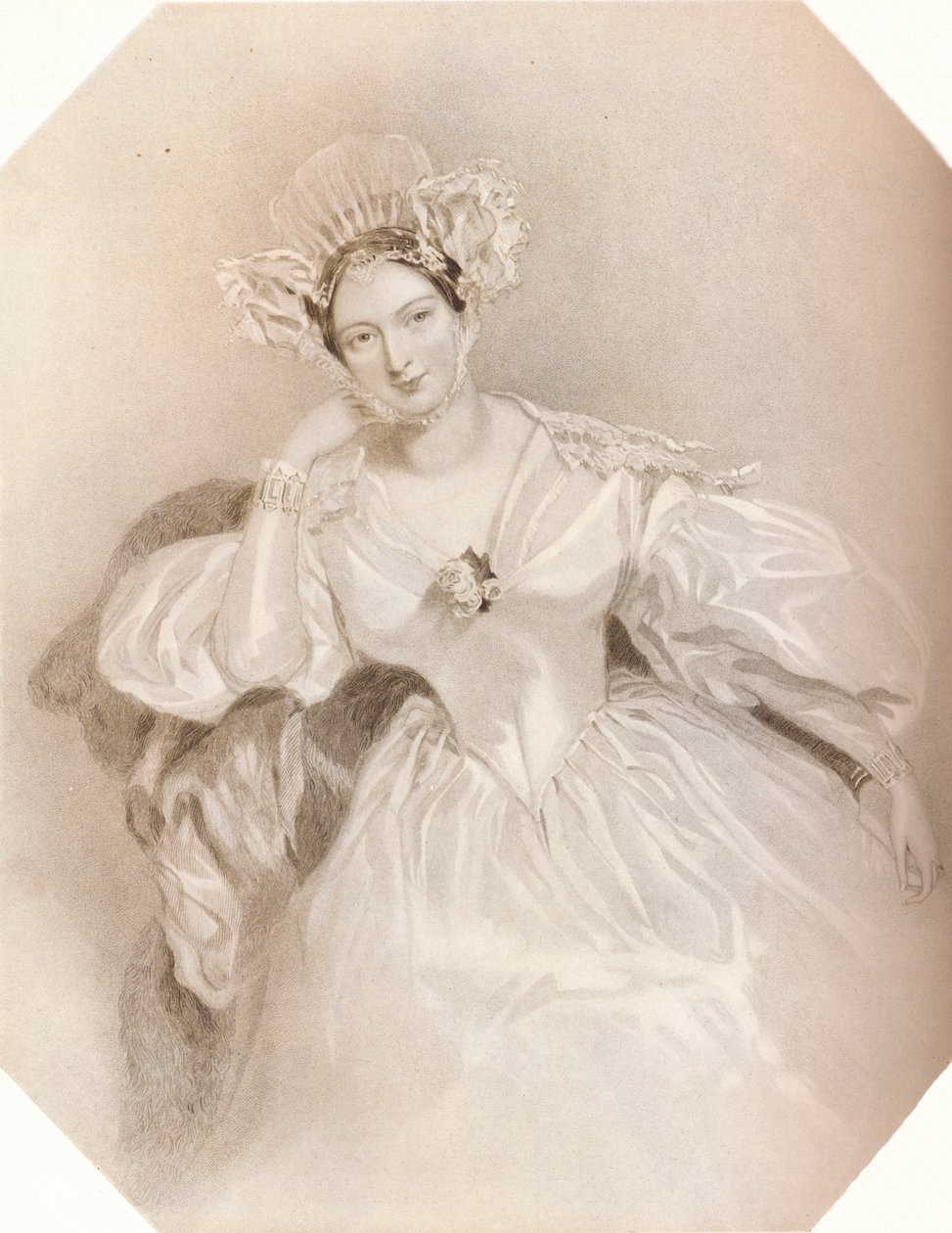 Marguerite grevinna av Blessington, c1834 av Henry Thomas Ryall
