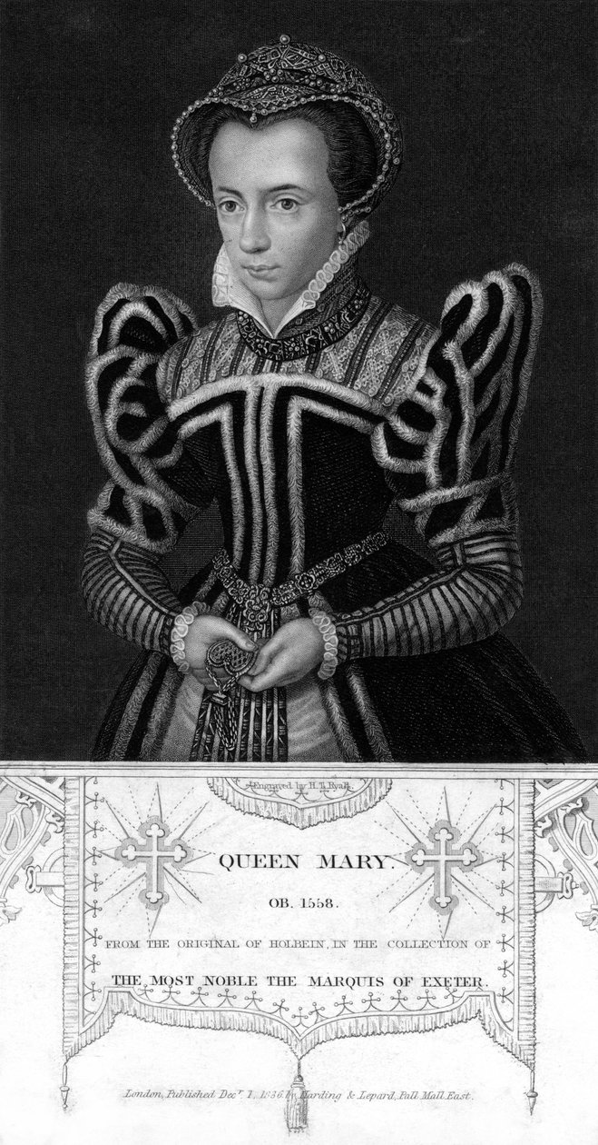 Drottning Mary I av England, 1836. av Henry Thomas Ryall