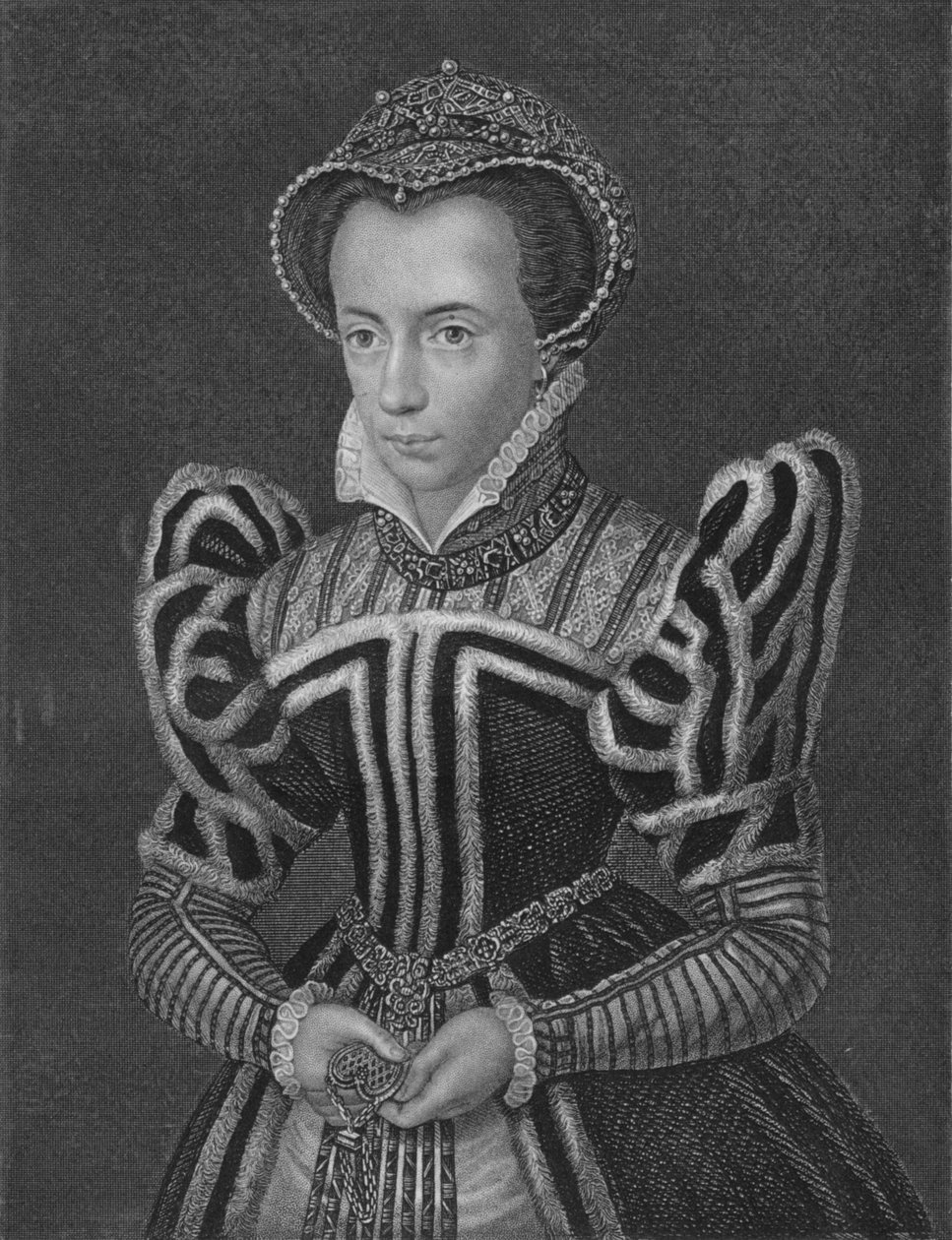 Queen Mary, c1540, början av mitten av 1800-talet. av Henry Thomas Ryall