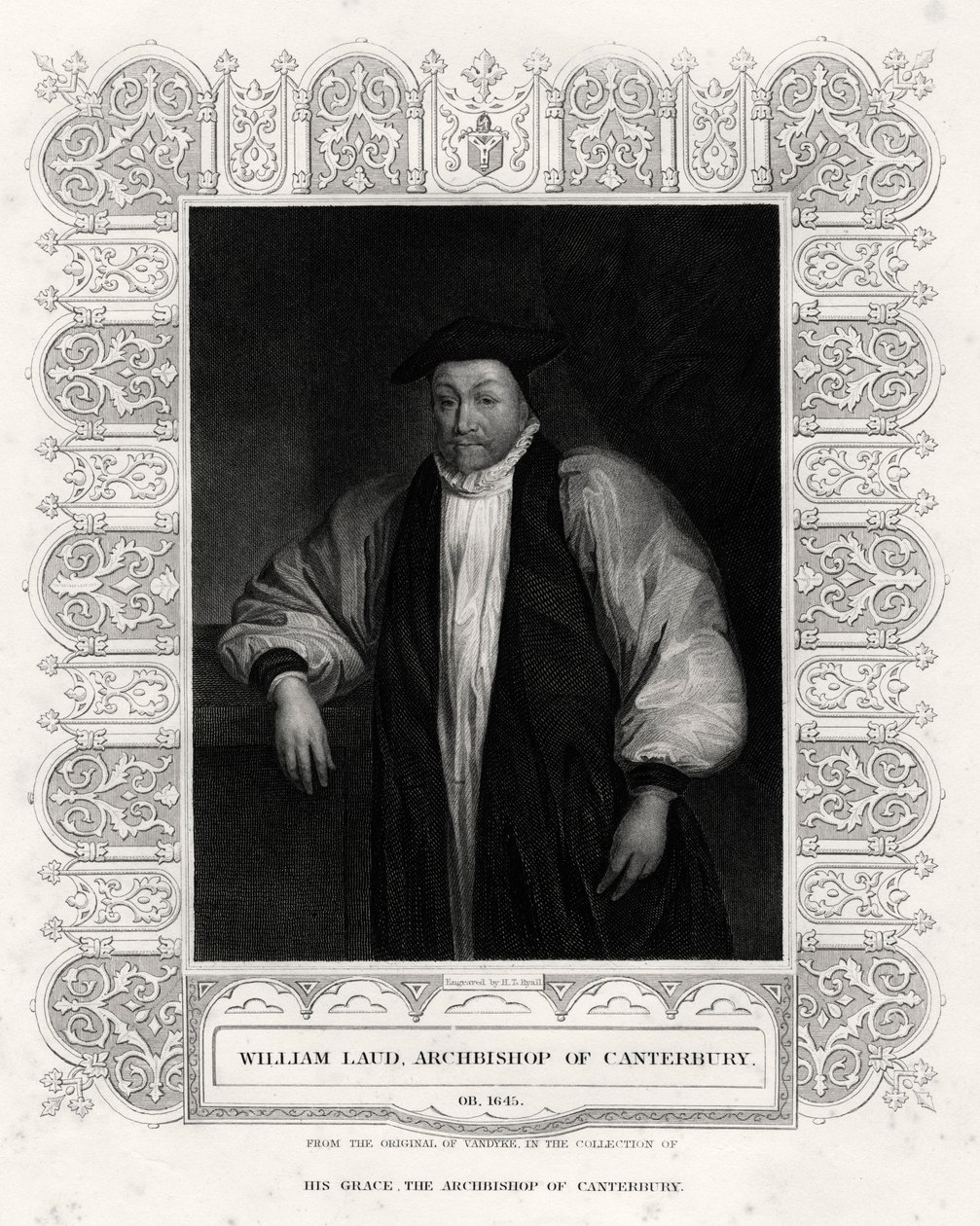 William Laud, ärkebiskop av Canterbury, 1800-talet av Henry Thomas Ryall