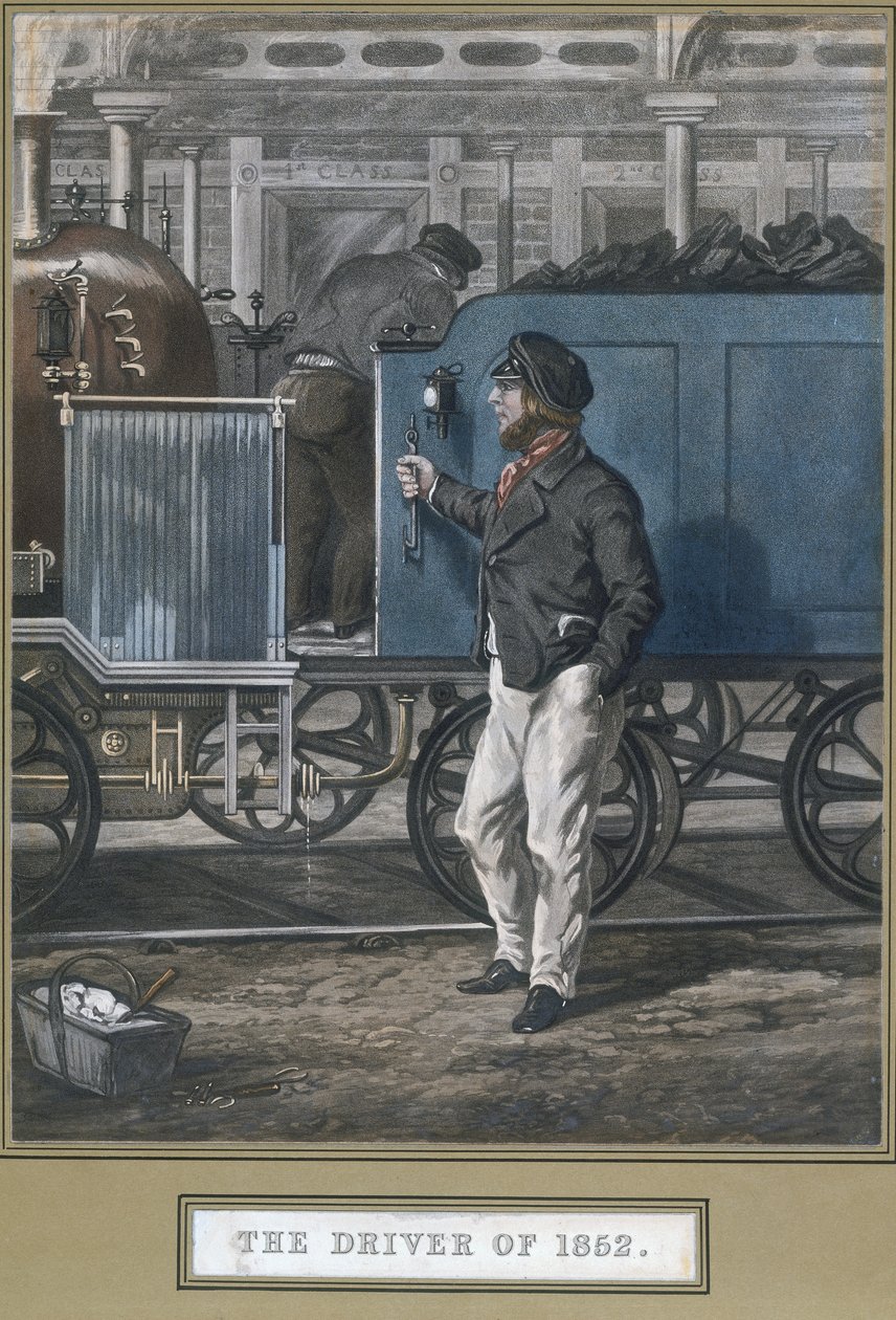 The Driver of 1852, graverad av John Harris (1811-65) publicerad 26 maj 1852 av Henry Thomas after Alken