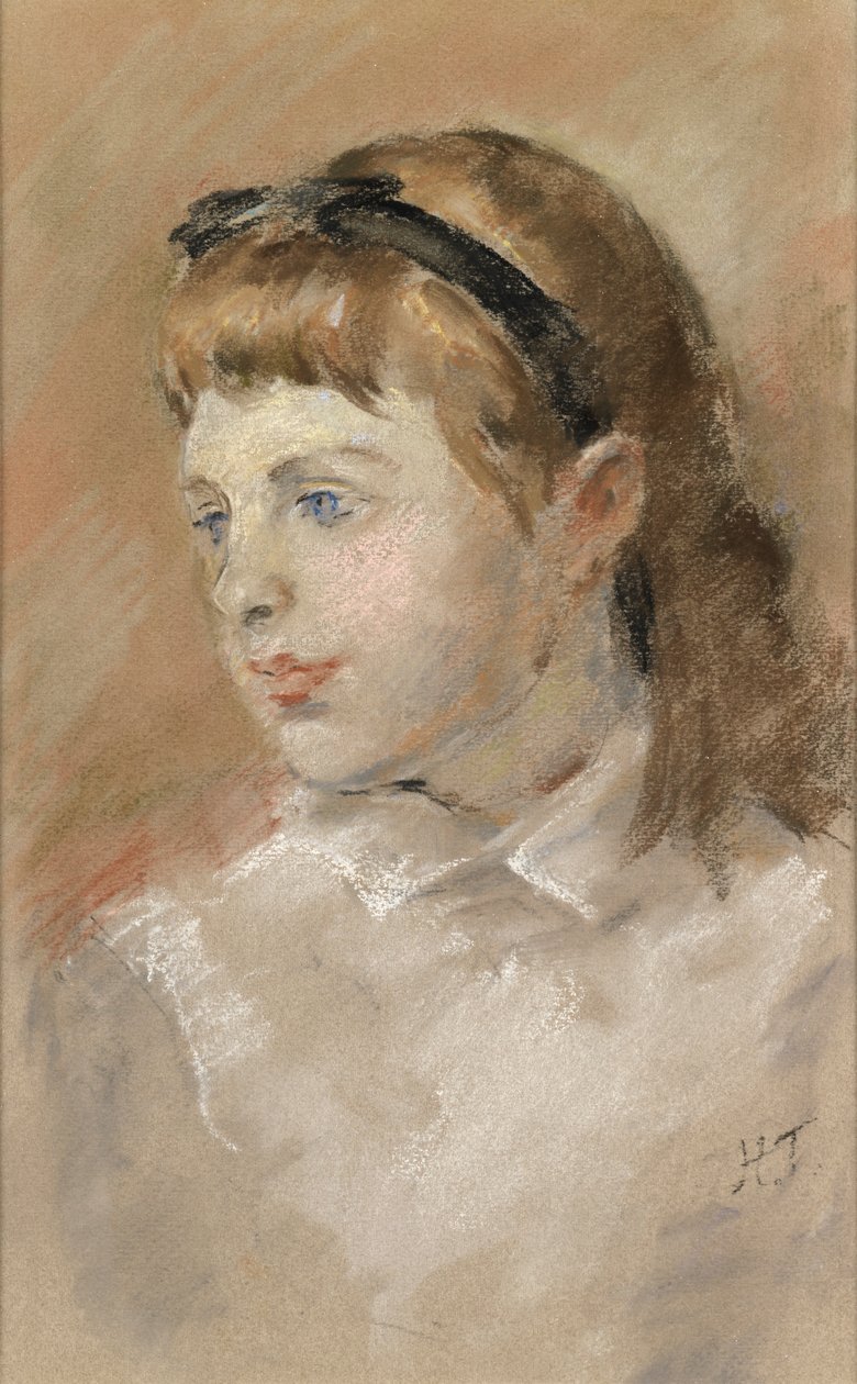 Head of a Girl, ca 1920 (pastell på papper) av Henry Tonks
