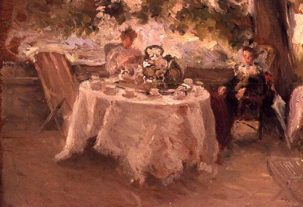 Tea Party av Henry Tonks
