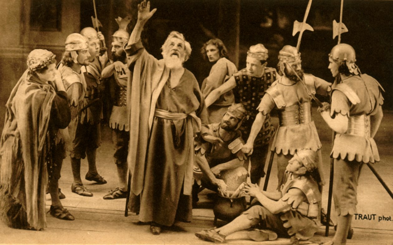 Petrus förnekar Jesus, 1922. av Henry Traut