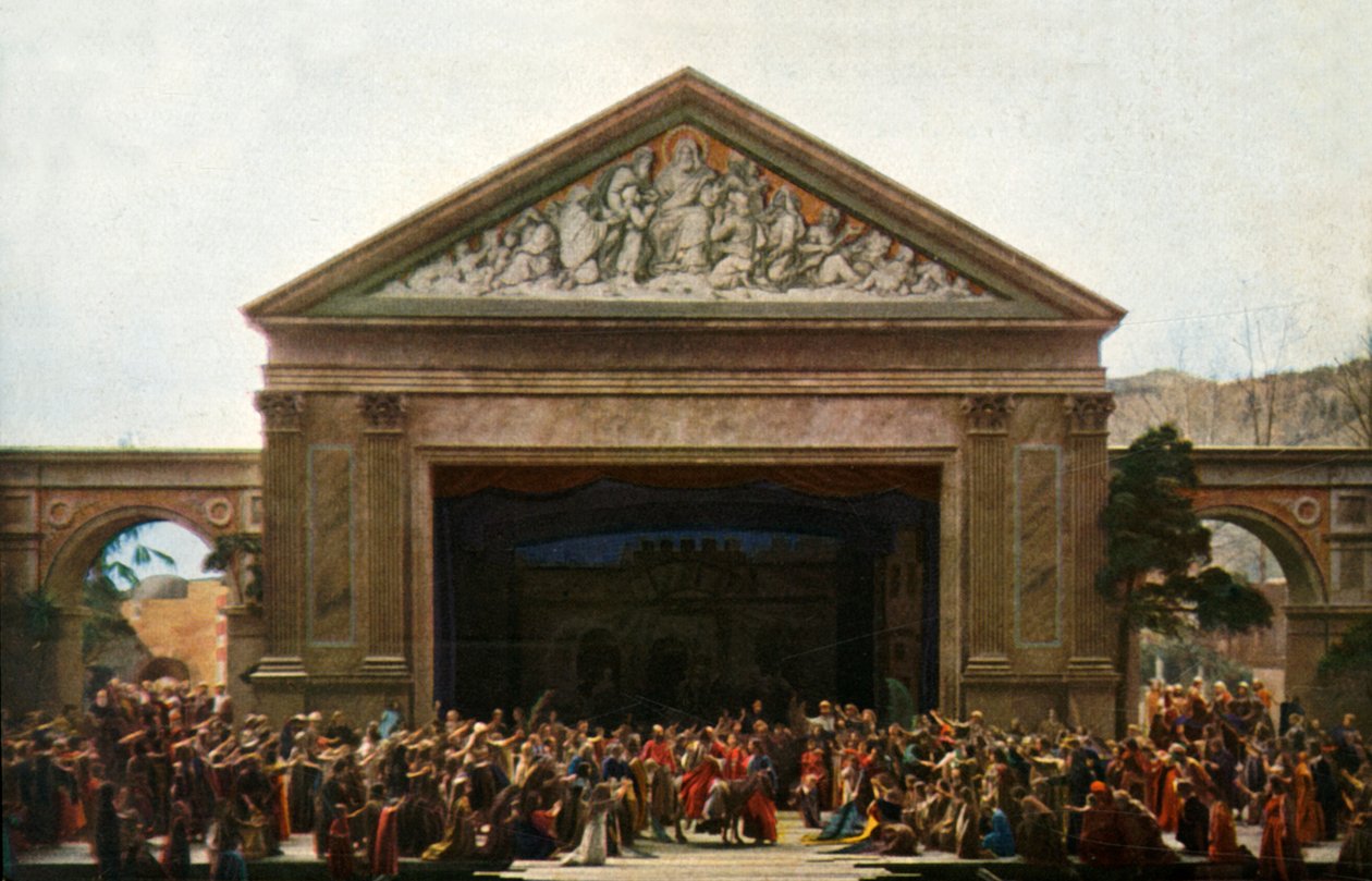 Intåget i Jerusalem, 1922. av Henry Traut