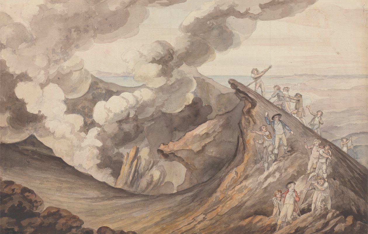 Uppstigningen av Vesuvius av Henry Tresham