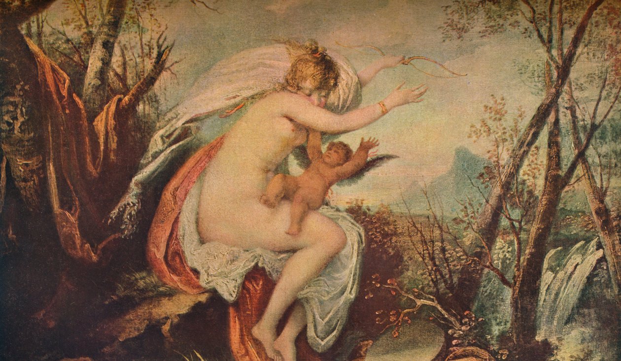 Venus och Amor, 1914 av Henry Tresham