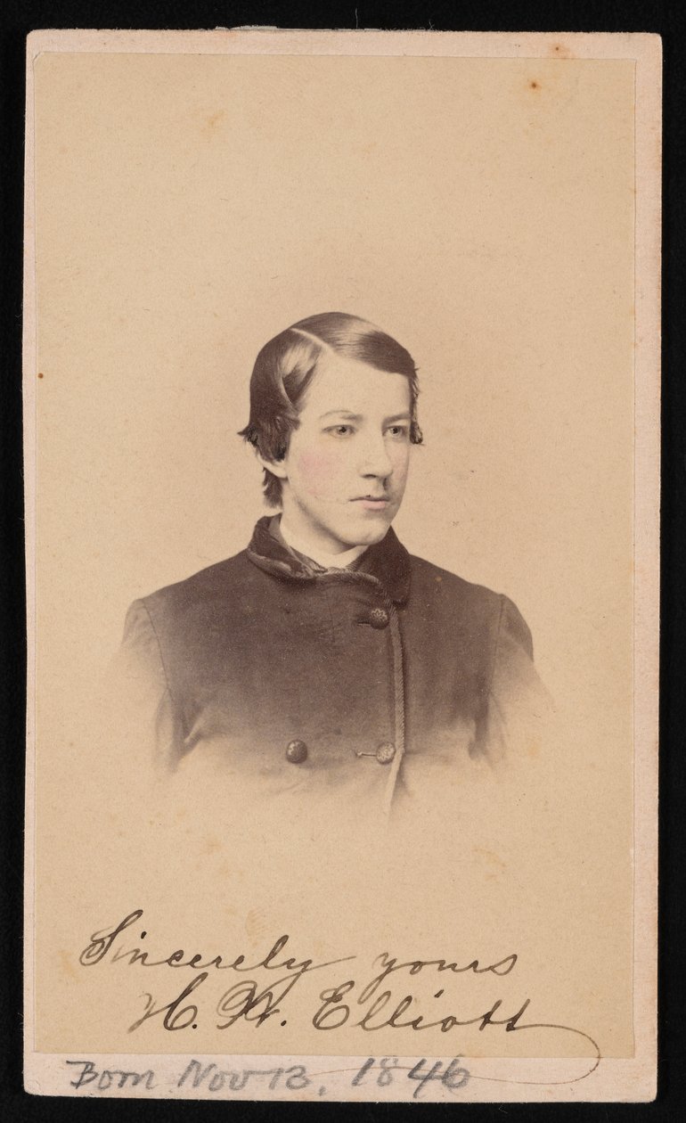 Porträtt av Henry Wood Elliott 1846-1930, 1865. av Henry Ulke