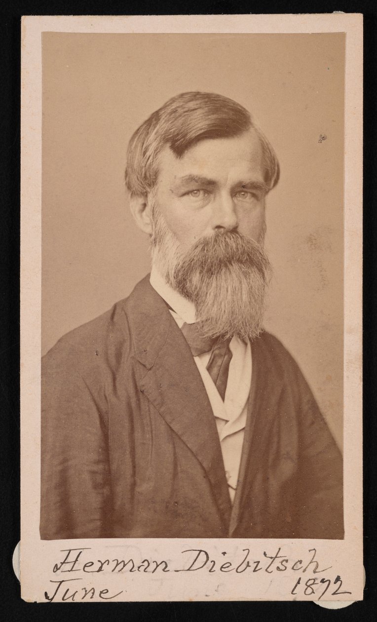 Porträtt av Herman Henry Diebitsch 1818-1883, 1871. av Henry Ulke
