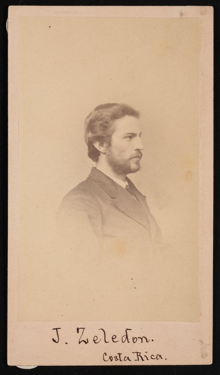 Porträtt av Jose Castulo Zeledon 1846-1923, 1868. av Henry Ulke
