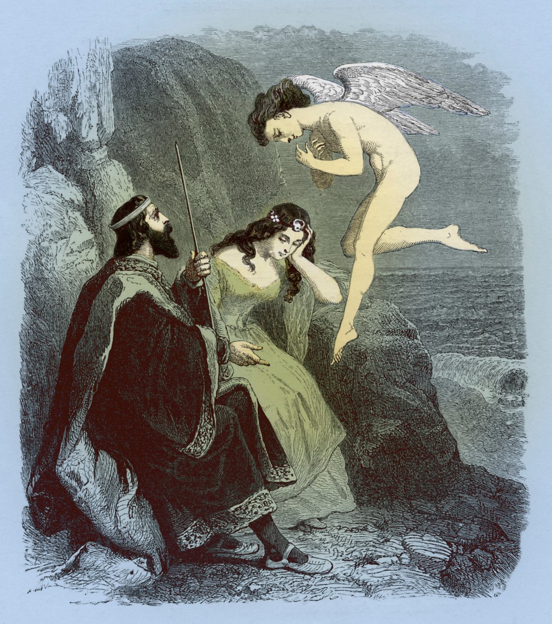 Stormen - Shakespeare av Doré av Henry Vizetelly